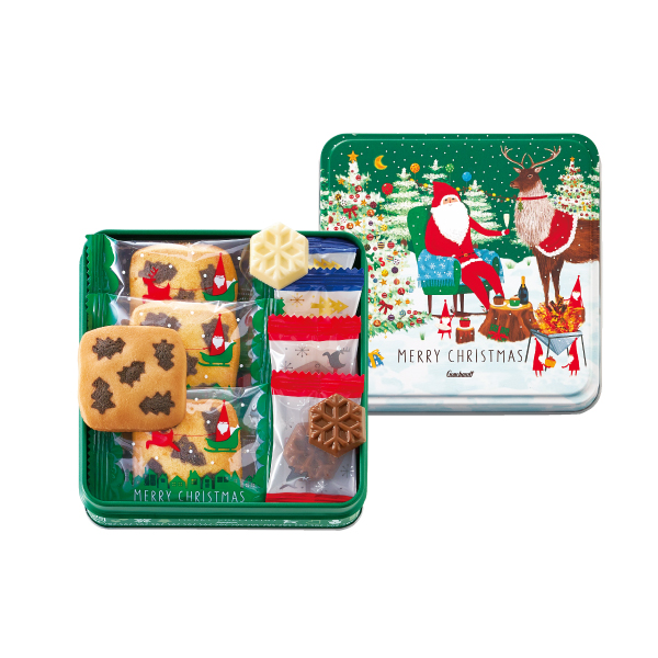 クリスマスチョコレート＆クッキー（缶）ゴンチャロフ-クリスマス特集2022-