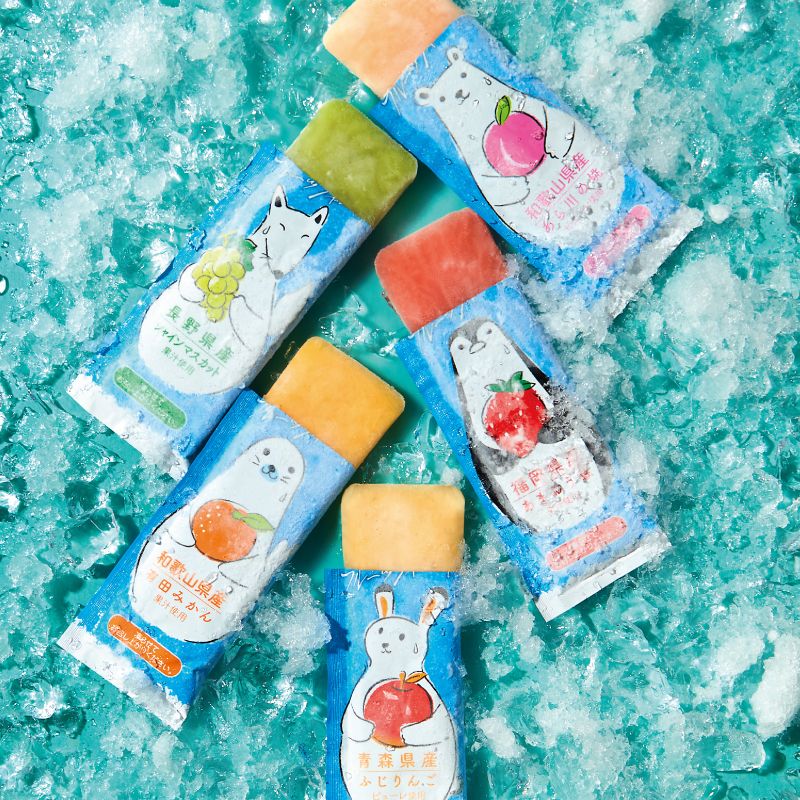 氷らせバー（あら川の桃）［ゴンチャロフ］ シャーベット　単品