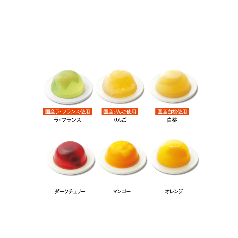フルーティングココ（6個）［ゴンチャロフ］ 果肉入りゼリー