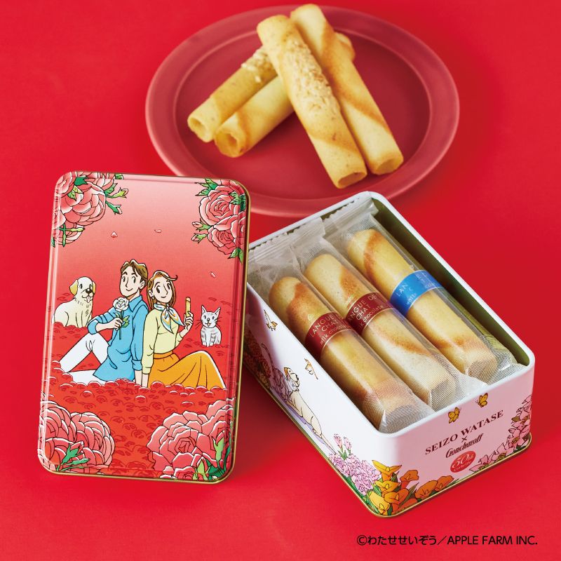 わたせせいぞう コルベイユ缶 ゴンチャロフ-コルベイユ50周年記念-