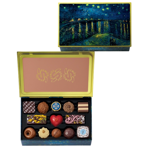 909 ガルニエ I 13個 ガルニエ バレンタイン2026 チョコレート アート缶