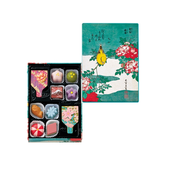 307 甘味画廊 G 10個 甘味画廊 バレンタイン2026 チョコレート アート缶