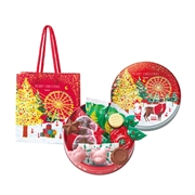 クリスマスプレーンチョコレート（缶） ゴンチャロフ-クリスマス特集2025-