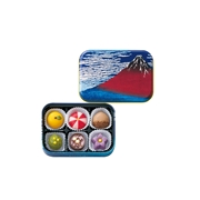 302 甘味画廊 B 6個 甘味画廊 バレンタイン2026 チョコレート アート缶 お酒使用