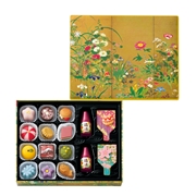 309 甘味画廊 I 16個 甘味画廊 バレンタイン2026 チョコレート アート缶 お酒使用